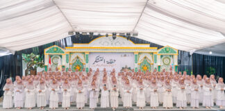 Ratusan santri mengikuti Haflah Attasyakur Lil Hifzhi Nazhom di Pondok Tremas